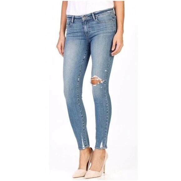 PAIGE Denim - PAIGE Skinny Verdugo Ankle Jeans in Pryor Destructed Dirty Wash - Size 27✨👖✨